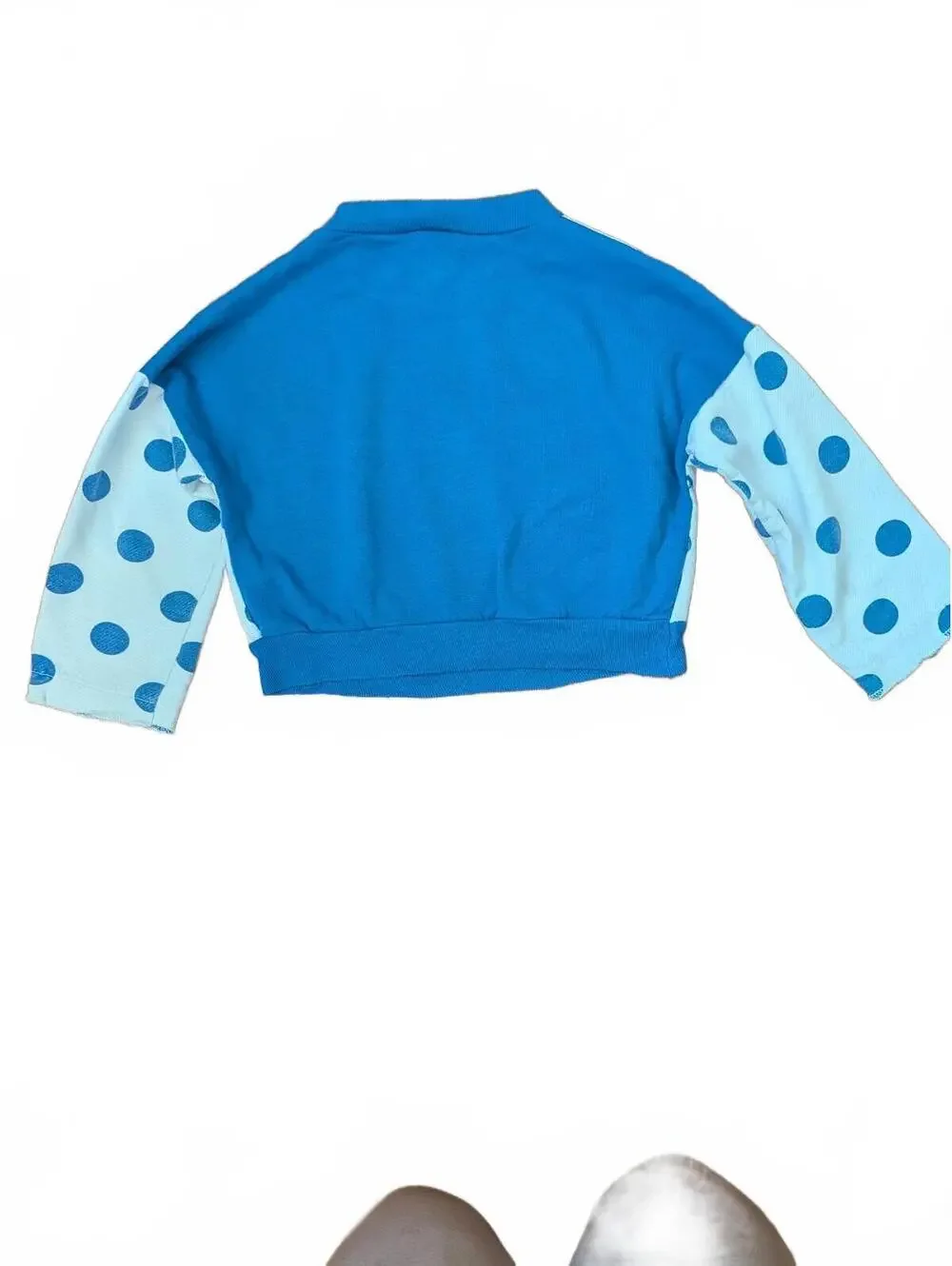 Vintage Disney Jog Togs Girl's 4T Minnie Mouse Sweatshirt Polka Dot 80s 90s